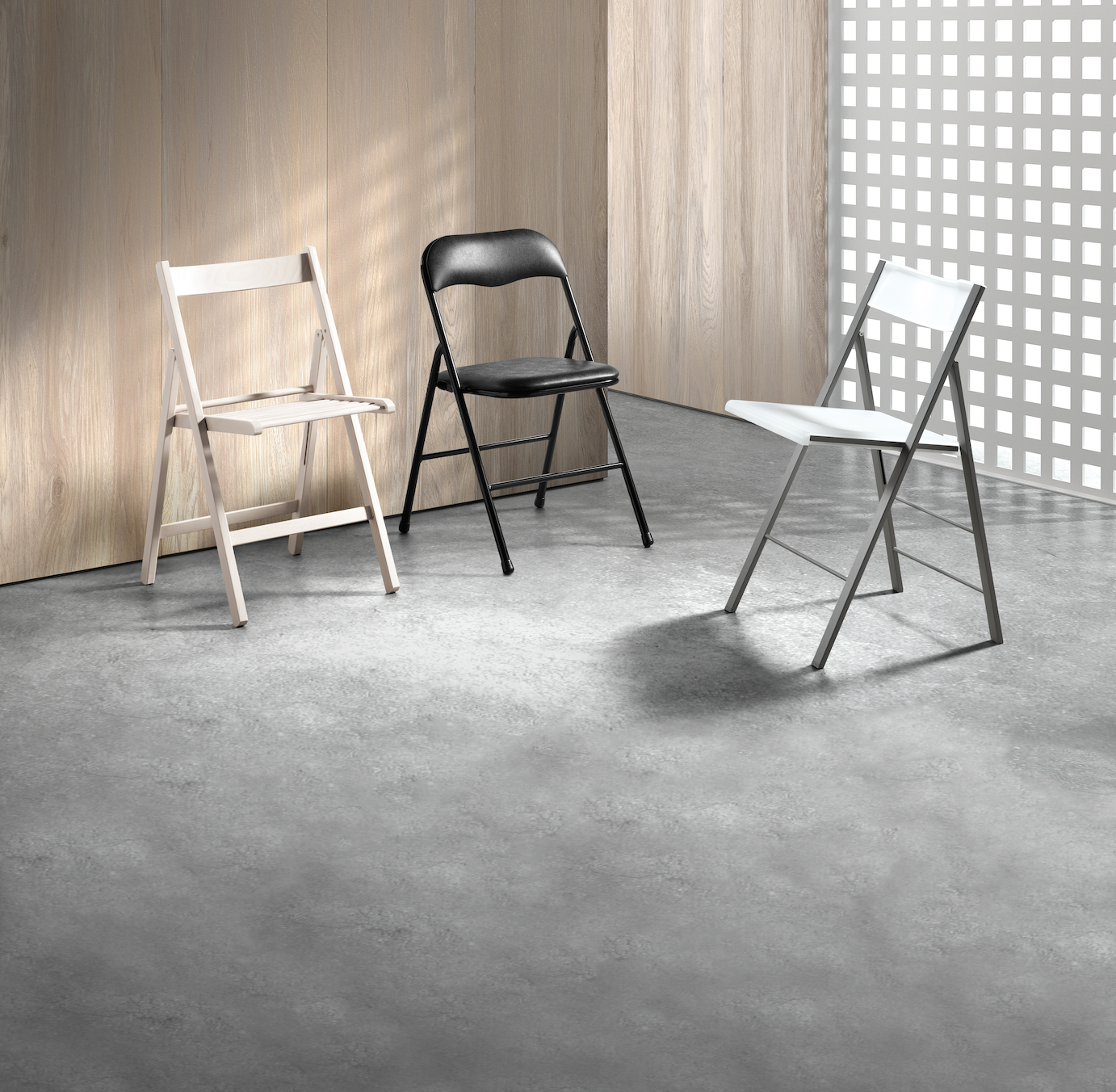 Silla plegable Pisa - 2 unidades