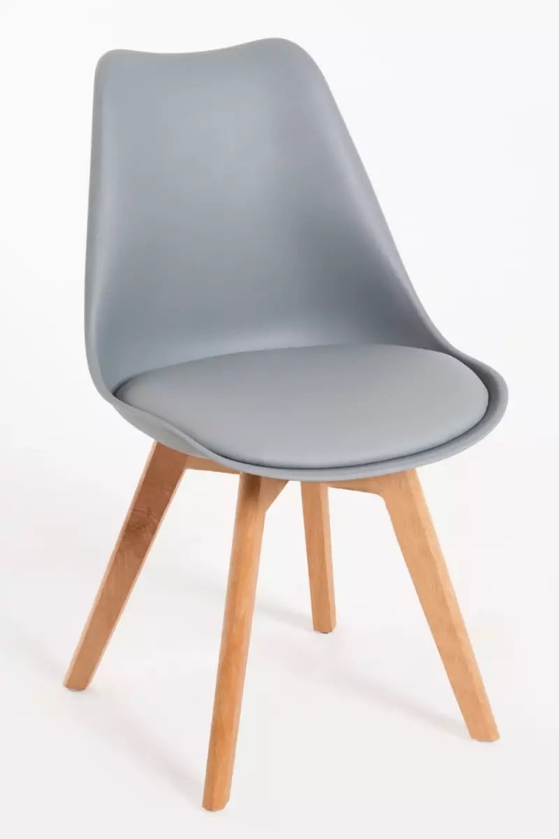 Silla Nórdica Tulip Acolchada con Diseño Moderno y Económica